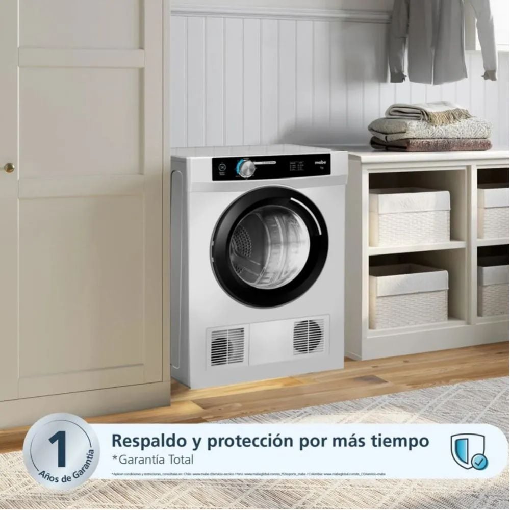 SECADORA MABE ELÉCTRICA 9KG SEM090VBBB0 BLANCA - 5