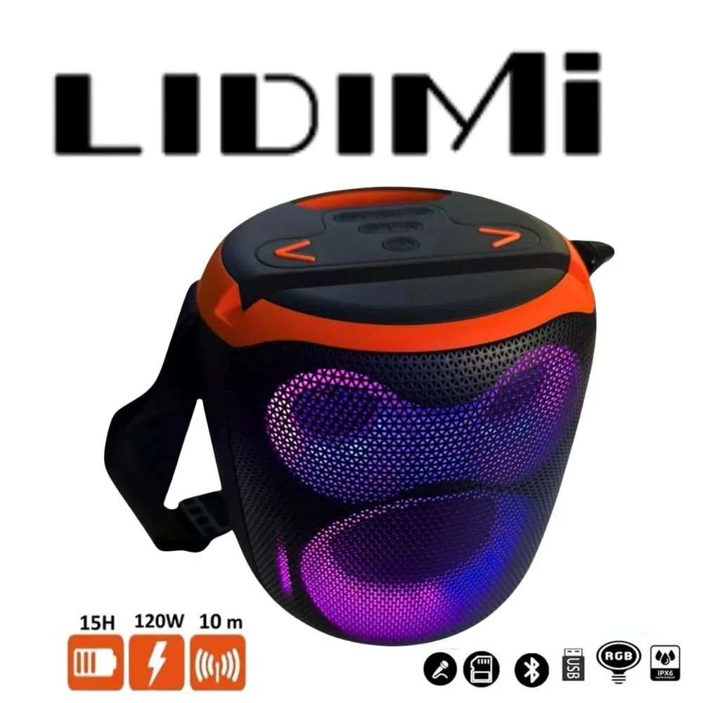 PARLANTE LIDIMI BLUETOOTH 120W MOD LD-S850AC - 1