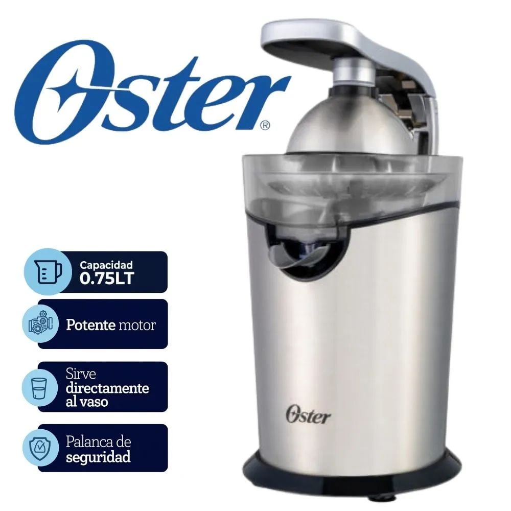 EXPRIMIDOR ELECTRICO OSTER ACERO INOXIDABLE MOD FPSTJU4200 - 1