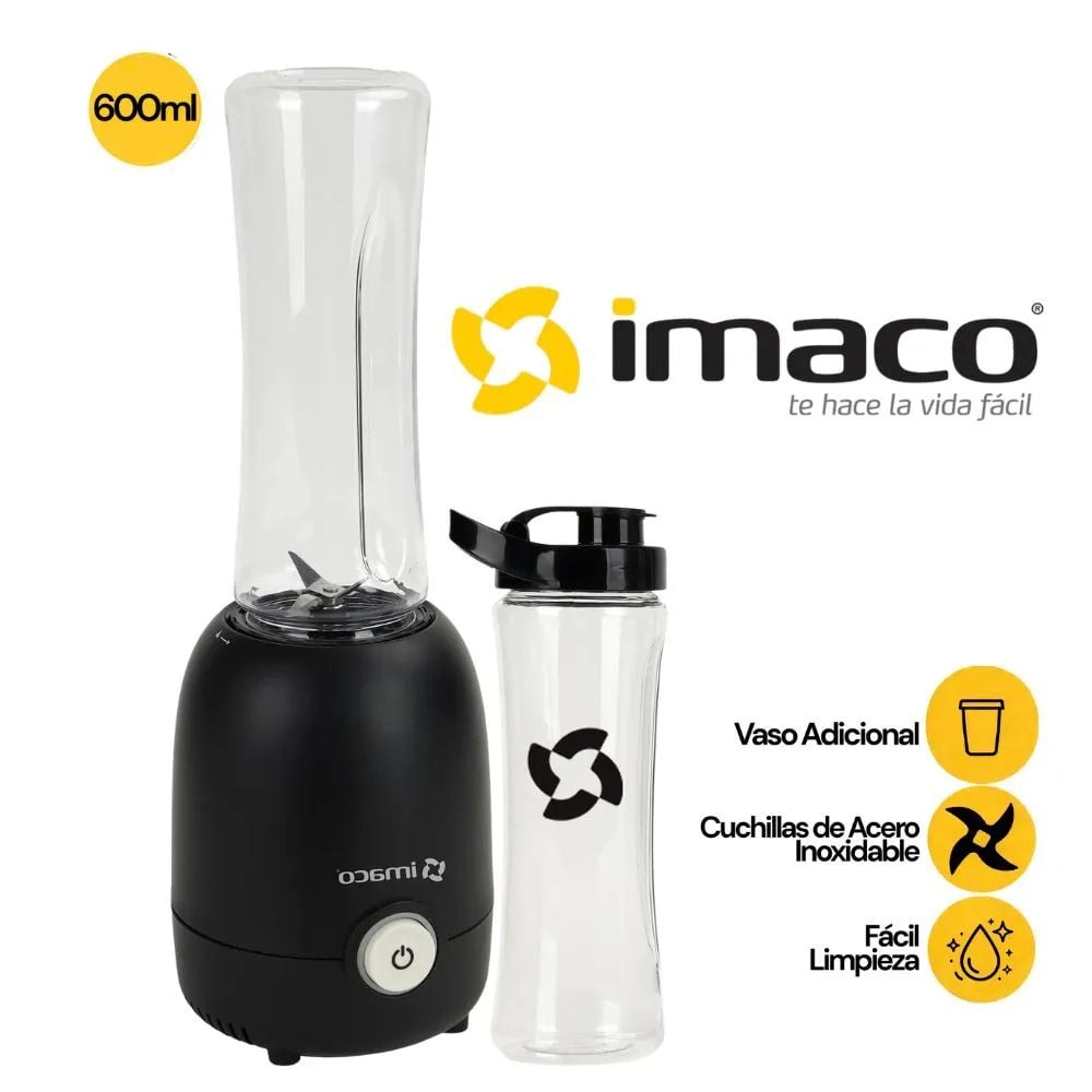 LICUADORA PERSONAL IMACO 600ML MOD BL9561TG - 1