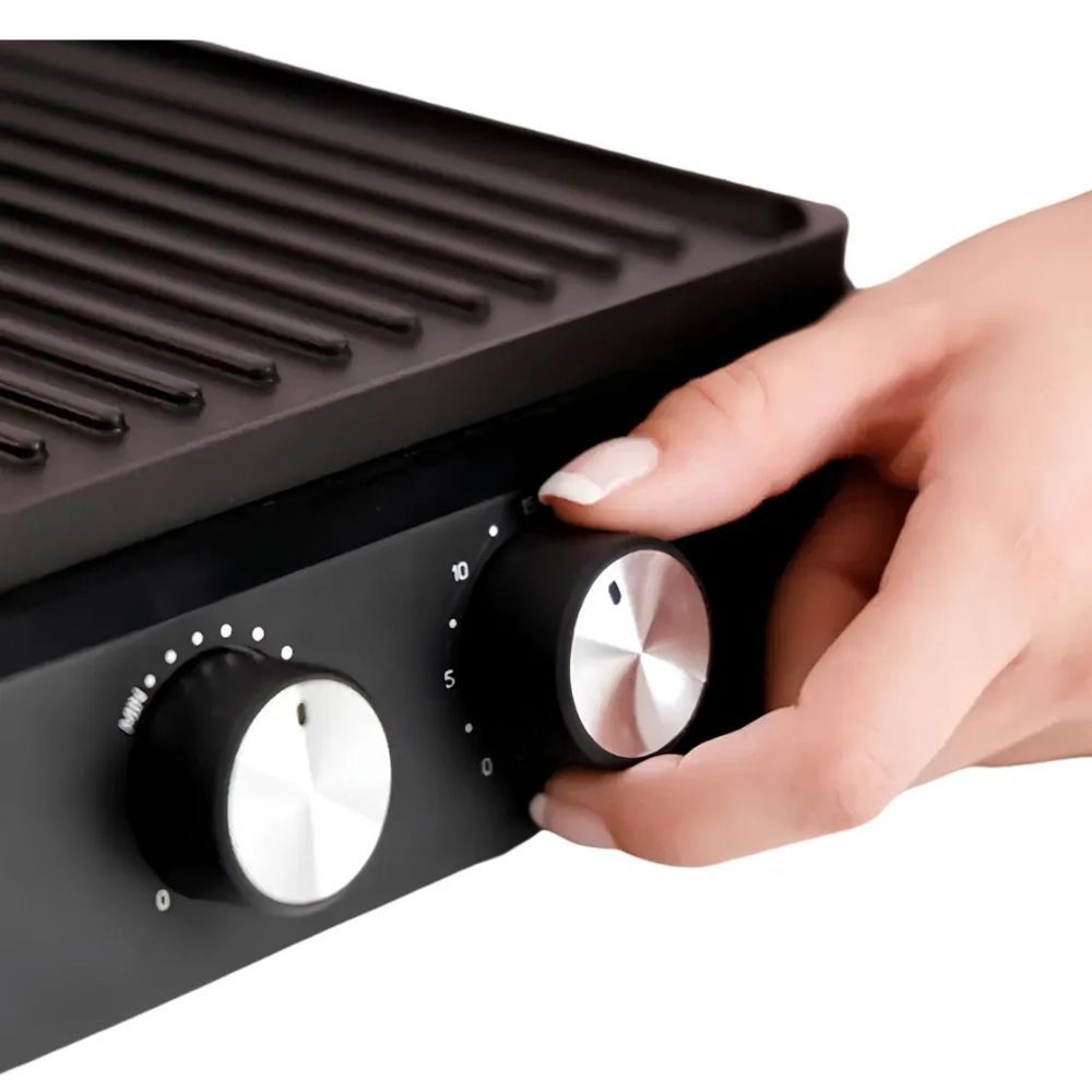 GRILL Y PLANCHA TAURUS 2600W COLOR NEGRO MOD BISTRO GOURMET - 5
