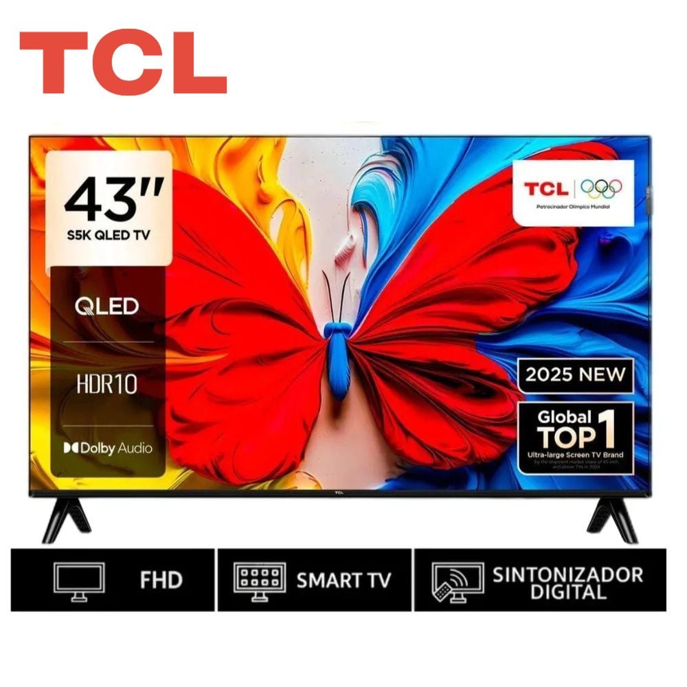 TELEVISOR TCL 43' QLED PRO FHD MOD 43S5K - 1
