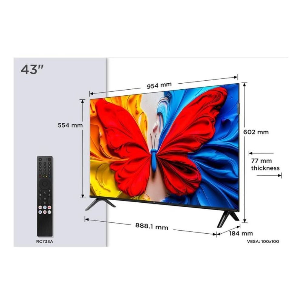 TELEVISOR TCL 43' QLED PRO FHD MOD 43S5K - 4