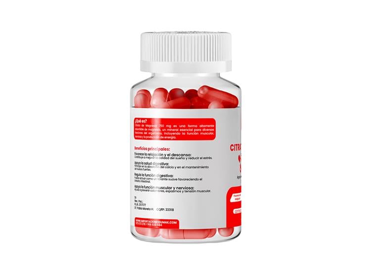 CITRATO DE MAGNESIO 100 CAPSULAS DERMO SUMAK 2 UND - 2