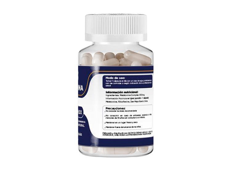 MELATONINA PLUS 2MG 100 CAPSULAS DERMO SUMAK 3 UND - 2