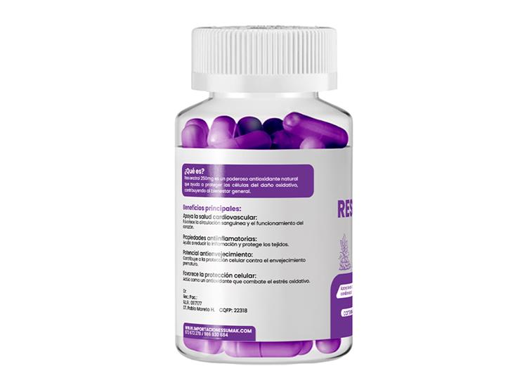 RESVERATROL PLUS 250MG DERMO SUMAK 3 UND - 2
