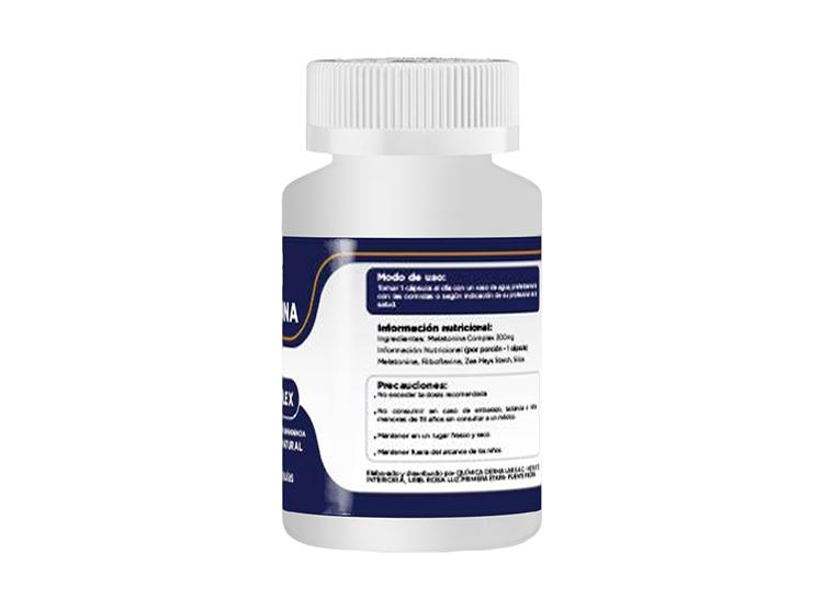 MELATONINA COMPLEX 2MG 100 CAPSULAS DERMO SUMAK 3 UND - 3