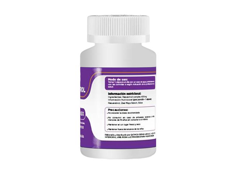RESVERATROL FORMULA NATURAL 100 CAPSULAS DERMO SUMAK 2 UND - 2