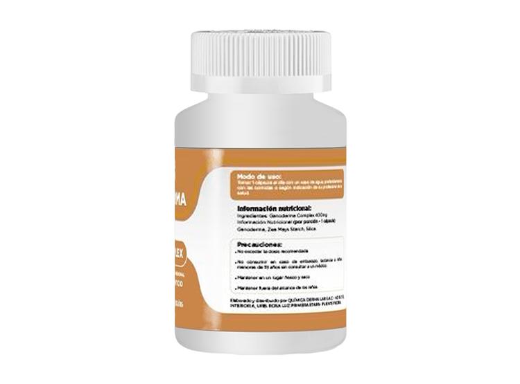 GANODERMA ANTIOXIDANTE NATURAL 100 CAPSULAS DERMO SUMAK 3 UND - 3