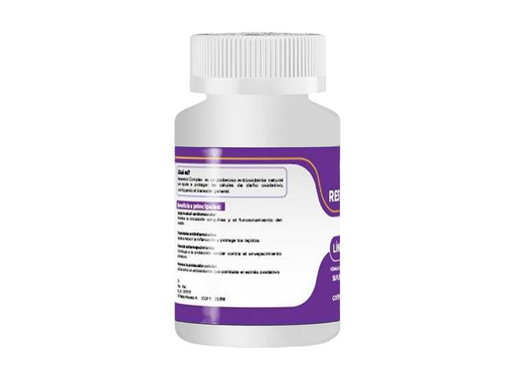 RESVERATROL FORMULA NATURAL 100 CAPSULAS DERMO SUMAK 3 UND - 3