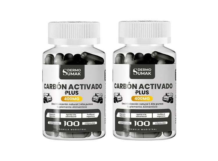 CARBON AC PLUS 400MG DERMO SUMAK 2 UND - 1