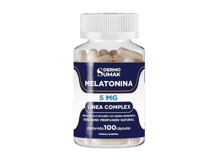 MELATONINA PLUS 5MG 100 CAPSULAS DERMO SUMAK - 1