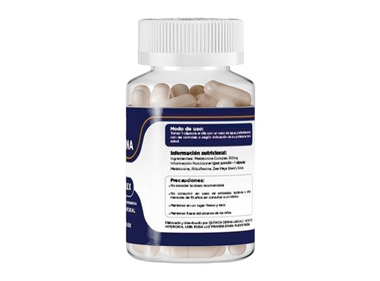MELATONINA PLUS 5MG 100 CAPSULAS DERMO SUMAK - 2