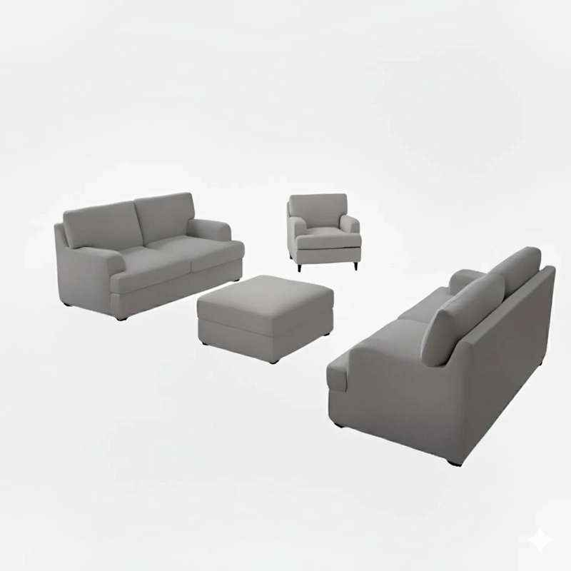 JUEGO DE SALA MARA AMBIENTA HOME 3-2-1 + BANQUETA DE REGALO - 2