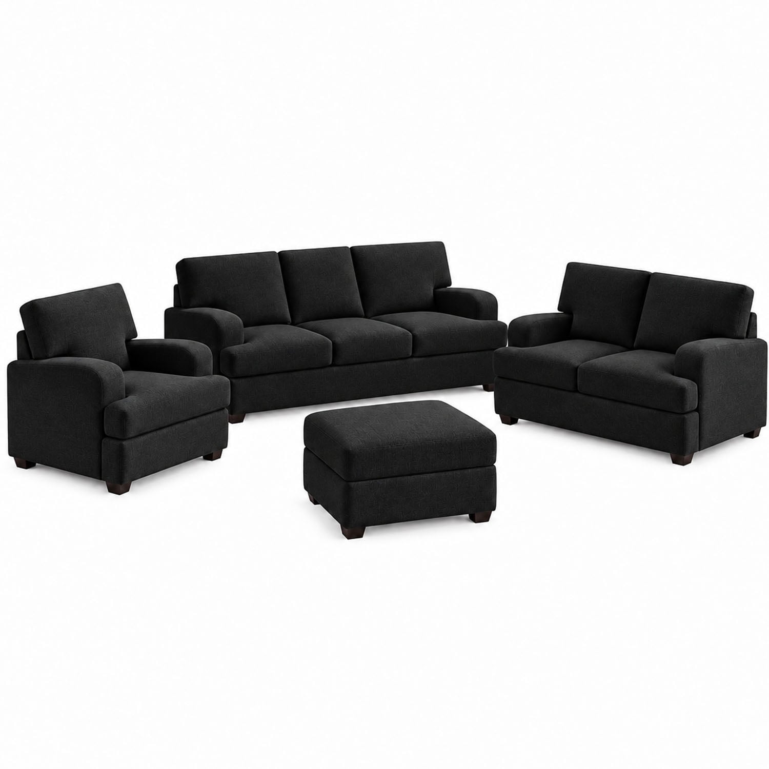 JUEGO DE SALA MARA AMBIENTA HOME 3-2-1 + BANQUETA DE REGALO - 2
