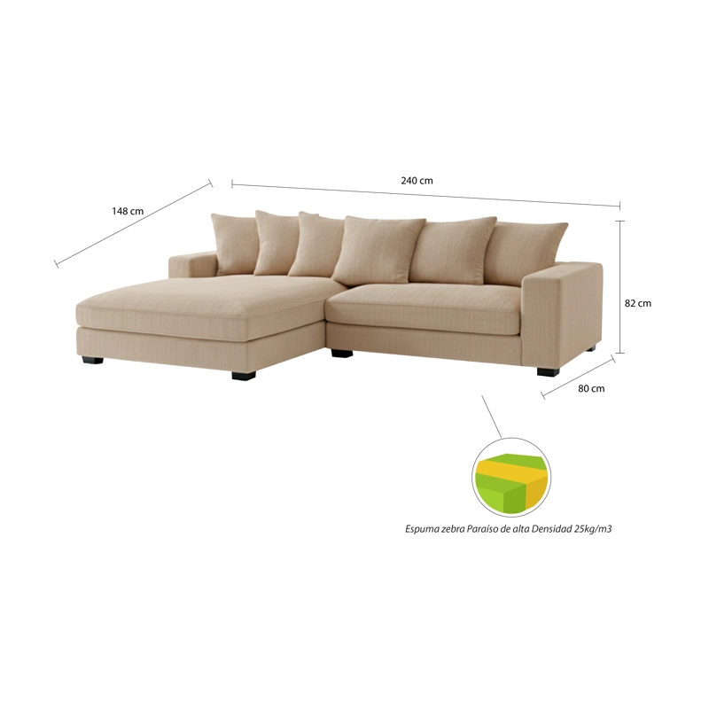 SECCIONAL SERAY AMBIENTA HOME - 3