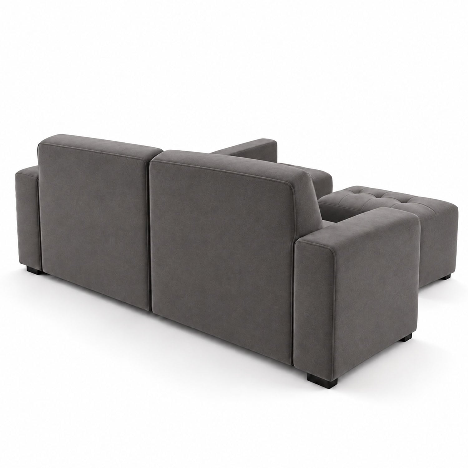 SECCIONAL DERECHO + PUFF VETRA AMBIENTA HOME - 4