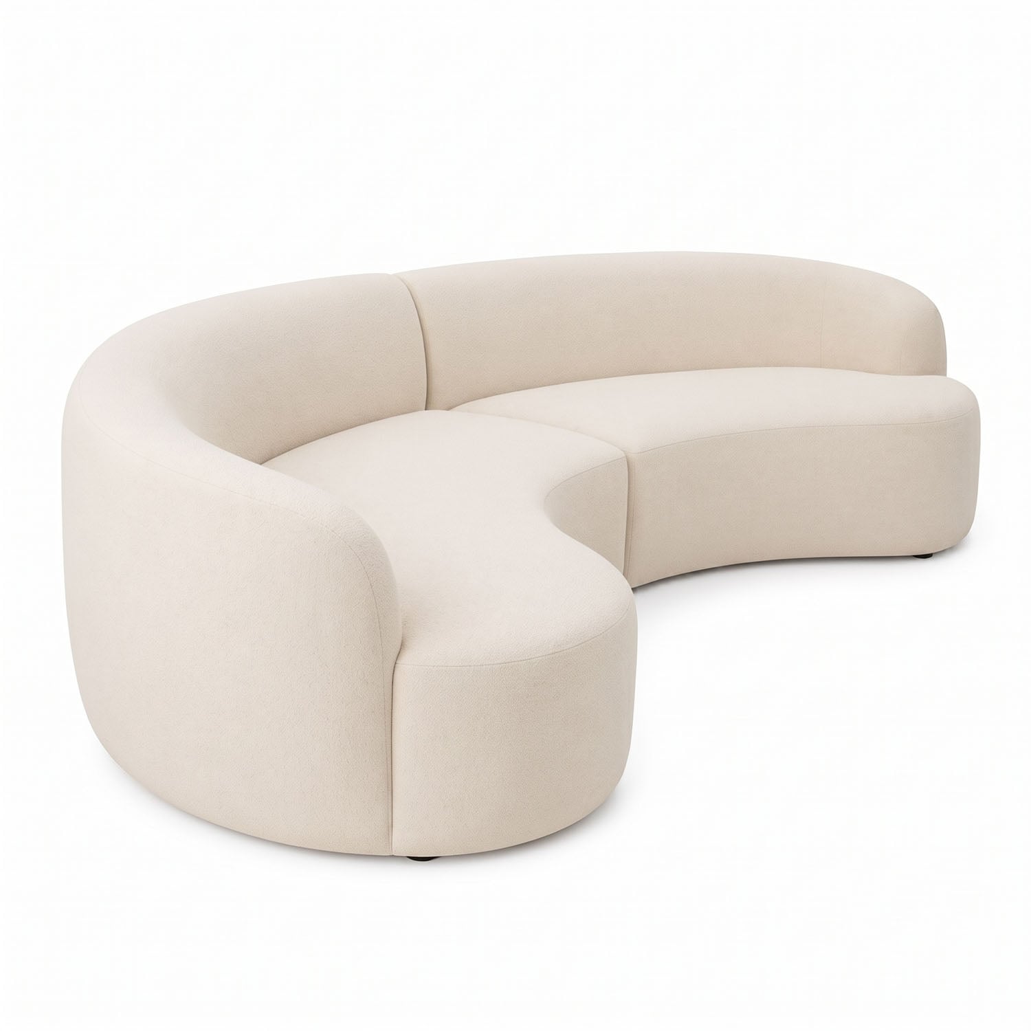 SOFÁ CURVO ELEGANTE DORIS AMBIENTA HOME - 3