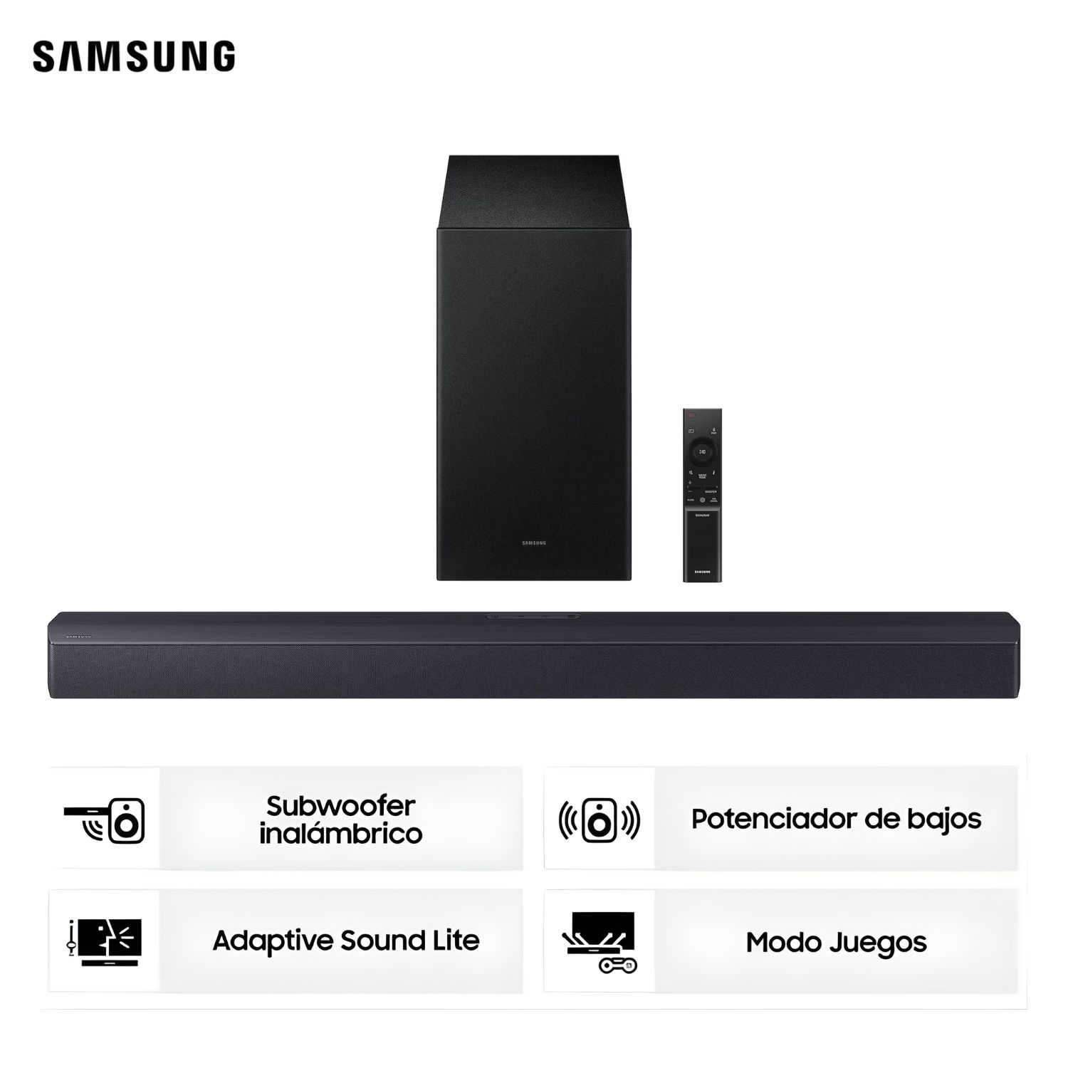 SOUNDBAR SAMSUNG SERIE B 2.1 CH. B450F (2025) - 1