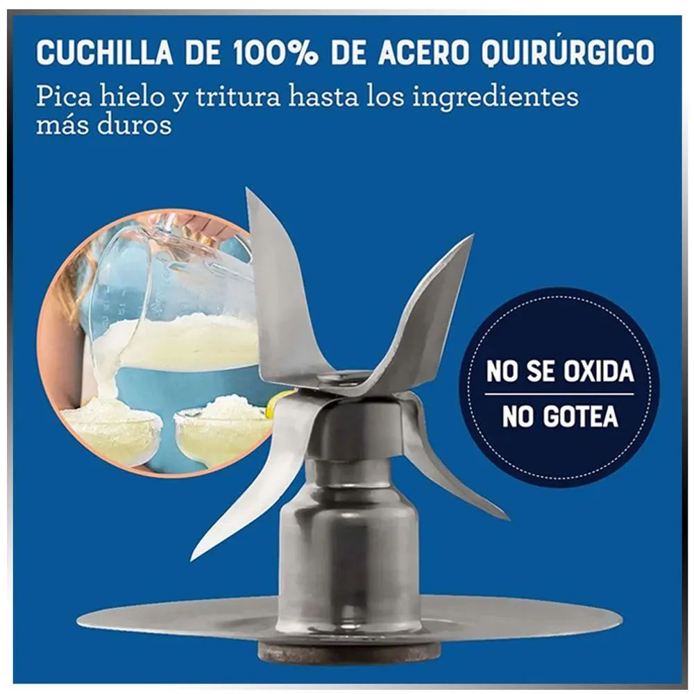 LICUADORA OSTER 1.5 LT 6 VELOCIDADES 800W BLSTPEG GPB-GRIS - 2