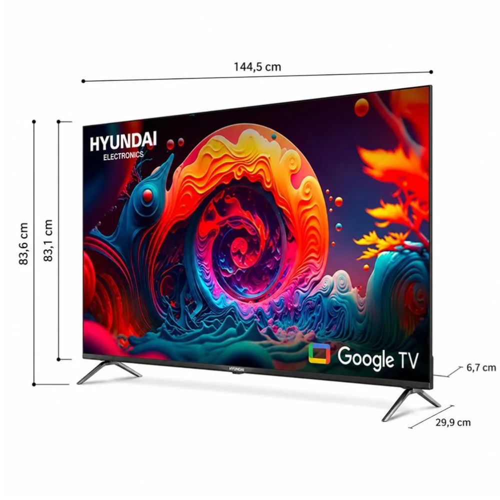 TELEVISOR HYUNDAI 65 HYLED6513QG 4K QLED + SOUNDBAR NEX - 2