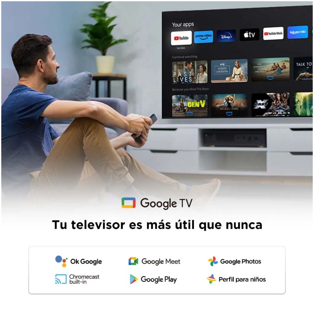 TELEVISOR TCL 65 UHD 4K SMART TV 65V6 + PARLANTE - 2