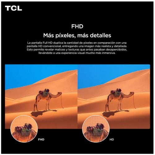 TELEVISOR TCL 32'' QLED HD SMART TV 32S5K + RACK MOVIBLE - 3