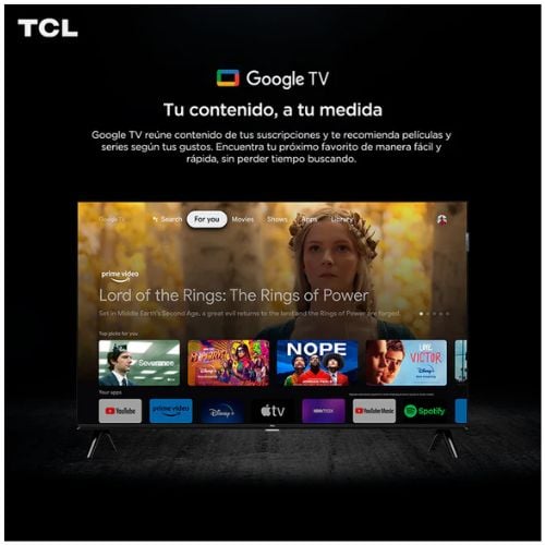 TELEVISOR TCL 32'' QLED HD SMART TV 32S5K + RACK MOVIBLE - 4