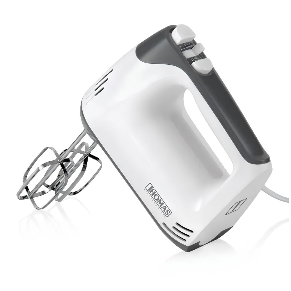 BATIDORA DE MANO THOMAS 5VELOCIDADES+TURBO  TH-8832M-BLANCO - 2