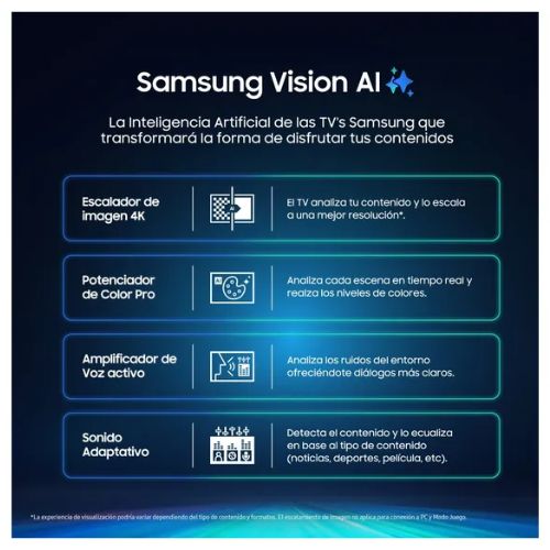TELEVISOR SAMSUNG QLED 65 4K UHD Q8F VISION AI SMART TV QN65Q8FAAGXPE+ RACK MOVIBLE - 2