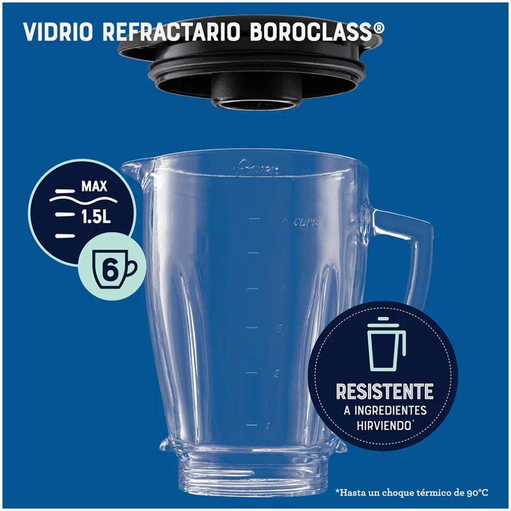 LICUADORA OSTER CON MOTOR REVERSIBLE 1.5L ROJO - BLENDER BLSTPYG1310RBG-053 - 4