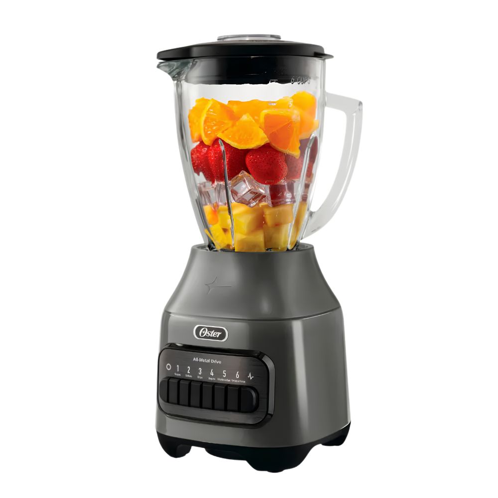 LICUADORA OSTER CON VASO DE VIDRIO Y 6 VELOCIDADES MÁS PULSO BLSTPEG-GPB - 5
