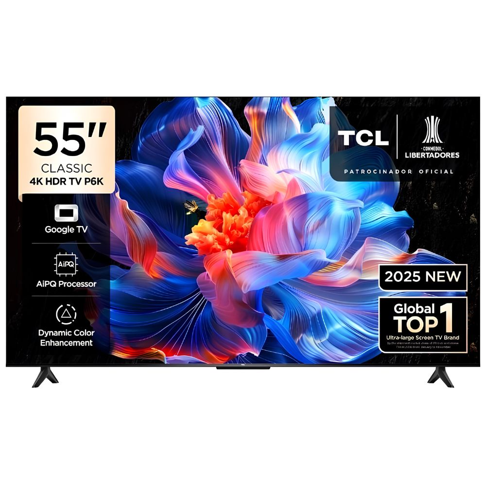 TELEVISOR TCL 55' UHD 4K SMART TV 55P6K - GOOGLE TV - 1