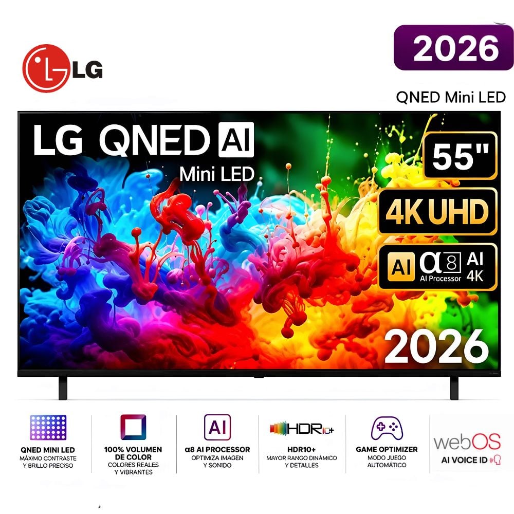 TELEVISOR LG 50' QNED AI MINI LED QNED70 4K SMART TV (2026) - 1