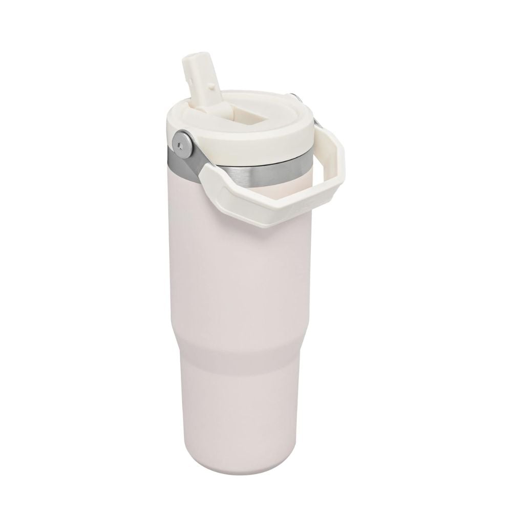 TUMBLER STANLEY ICEFLOW FLIP STRAW 30 OZ - ROSE QUARTZ - 3