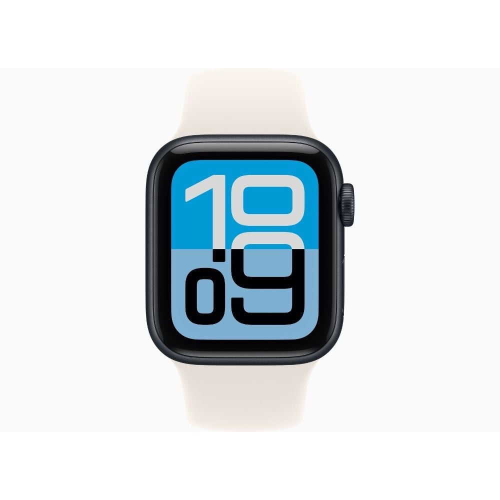 APPLE WATCH SE 3 44MM GPS MIDNIGHT SPORT BAND S/M - STARLIGHT - 1
