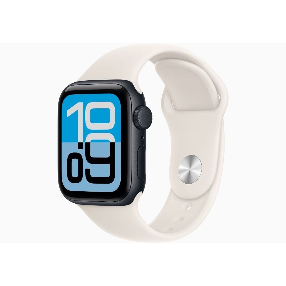 APPLE WATCH SE 3 44MM GPS MIDNIGHT SPORT BAND S/M - STARLIGHT - 2