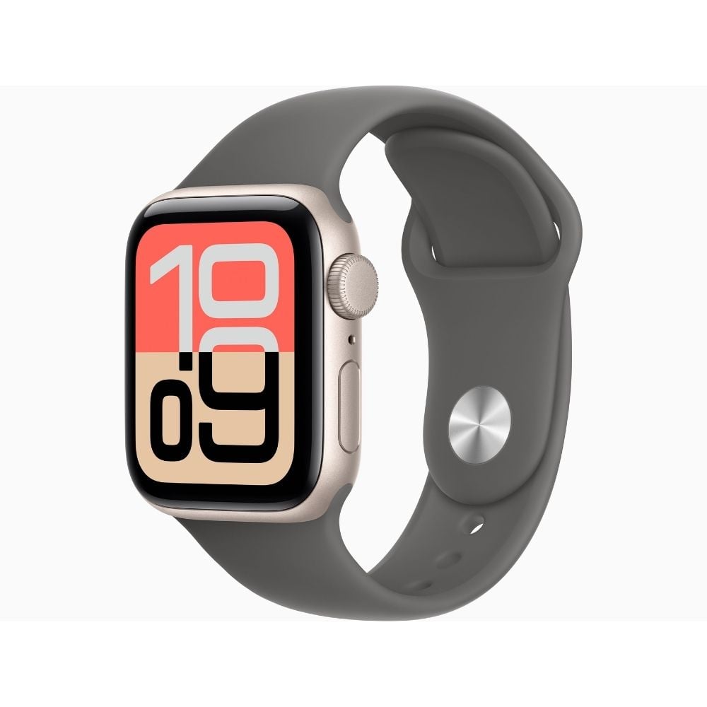 APPLE WATCH SE 3 40MM GPS STARLIGHT SPORT BAND M/L - STONE GRAY - 2