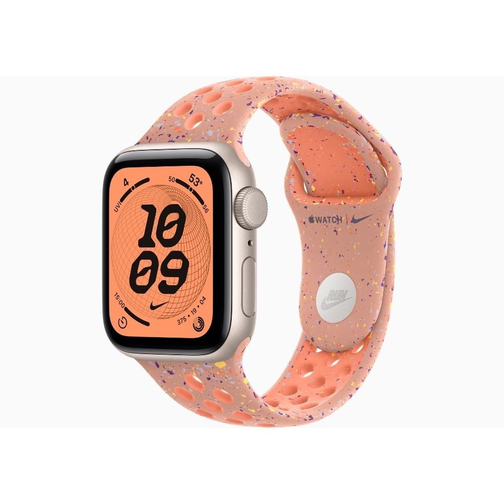 APPLE WATCH SE 3 40MM GPS STARLIGHT NIKE SPORT BAND S/M - ALPENGLOW PINK - 1