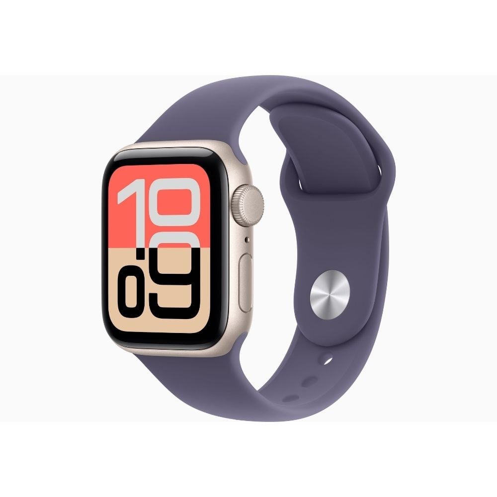 APPLE WATCH SE 3 40MM GPS STARLIGHT SPORT BAND S/M - PURPLE FOG - 1