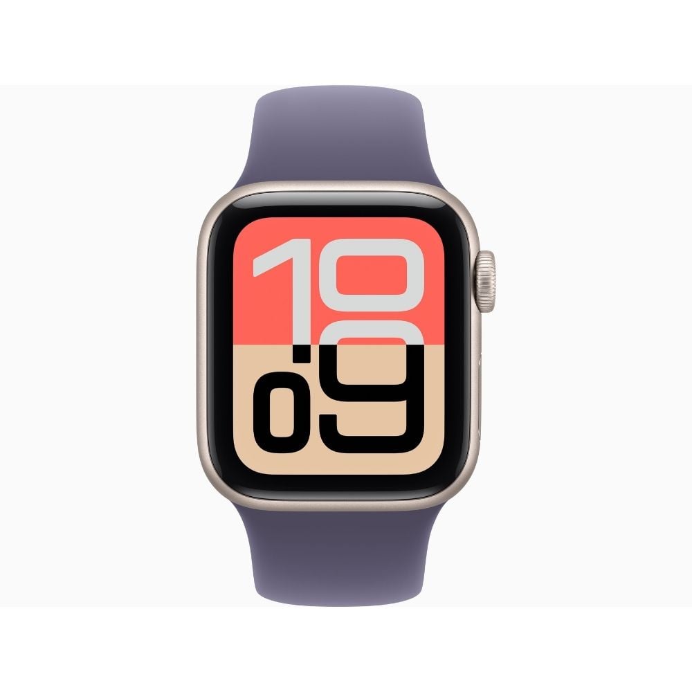 APPLE WATCH SE 3 40MM GPS STARLIGHT SPORT BAND S/M - PURPLE FOG - 2