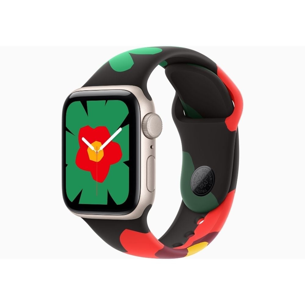 APPLE WATCH SE 3 40MM GPS STARLIGHT SPORT BAND M/L - BLACK UNITY - 3