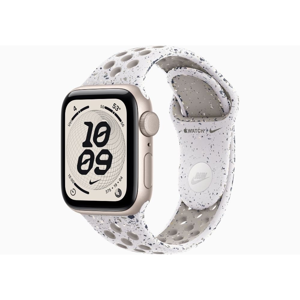APPLE WATCH SE 3 40MM GPS STARLIGHT NIKE SPORT BAND S/M - VEILED GREY - 1