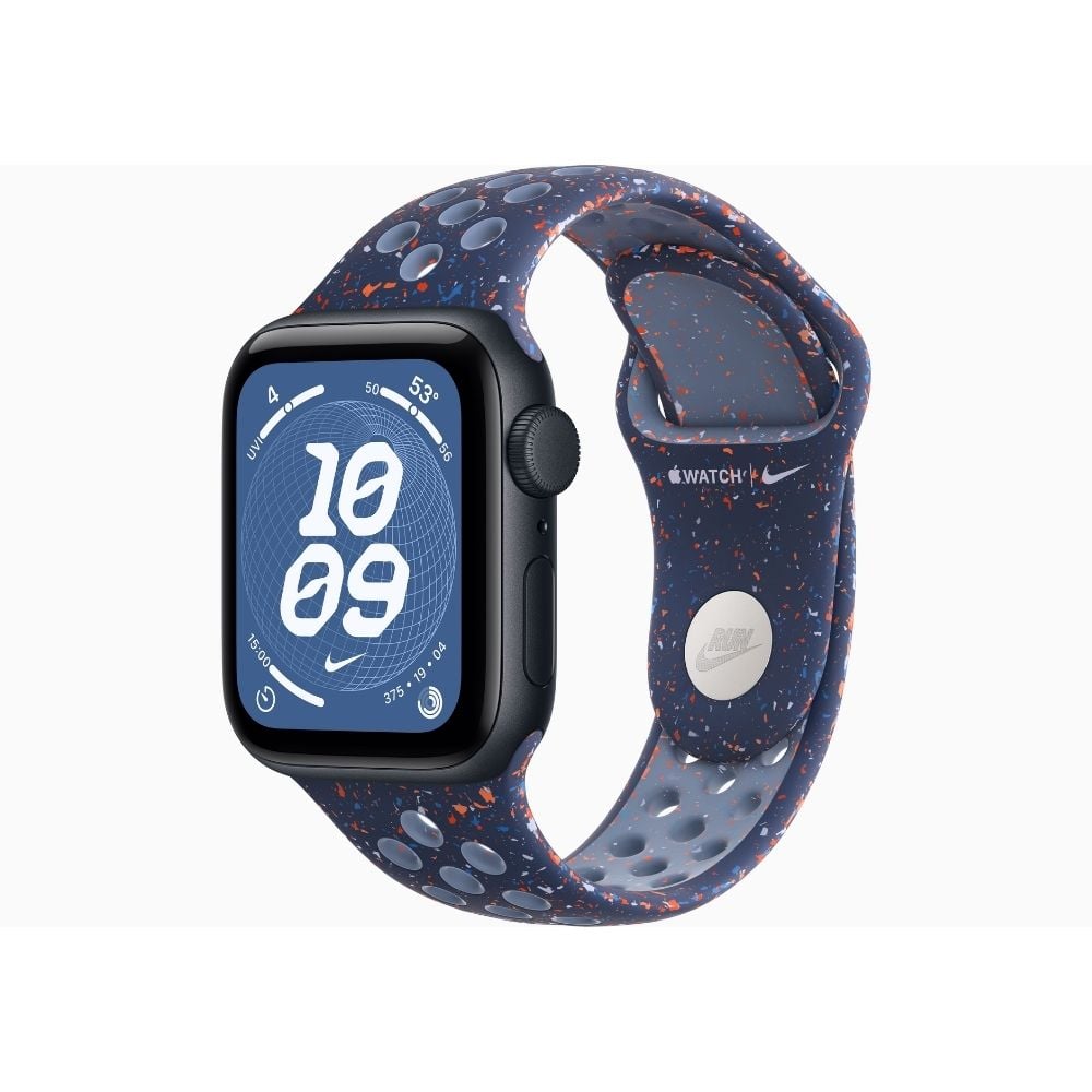 APPLE WATCH SE 3 40MM GPS MIDNIGHT NIKE SPORT BAND M/L - BLUE RIBBON - 1