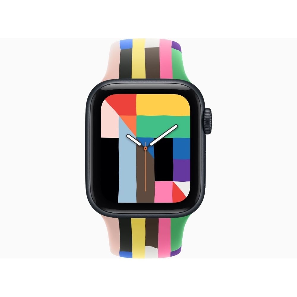 APPLE WATCH SE 3 44MM GPS MIDNIGHT SPORT BAND S/M - PRIDE EDITION - 2