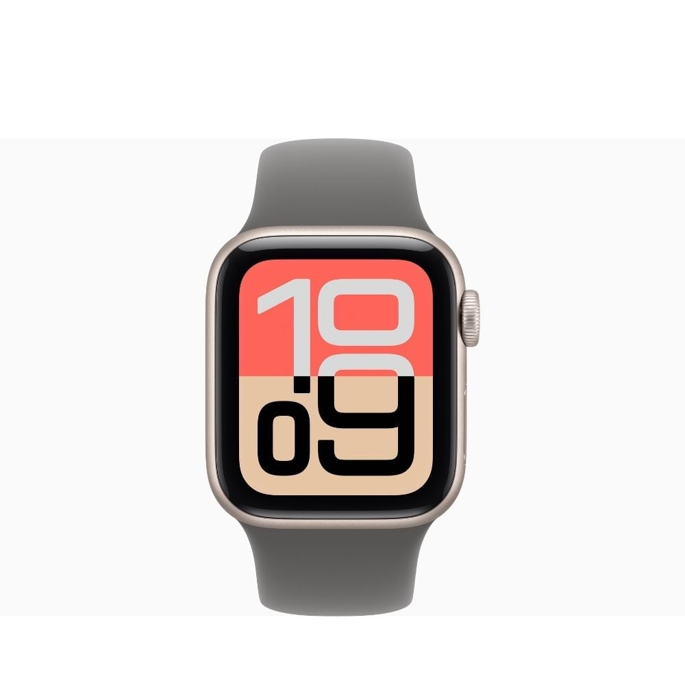 APPLE WATCH SE 3 44MM GPS STARLIGHT SPORT BAND M/L - STONE GRAY - 1