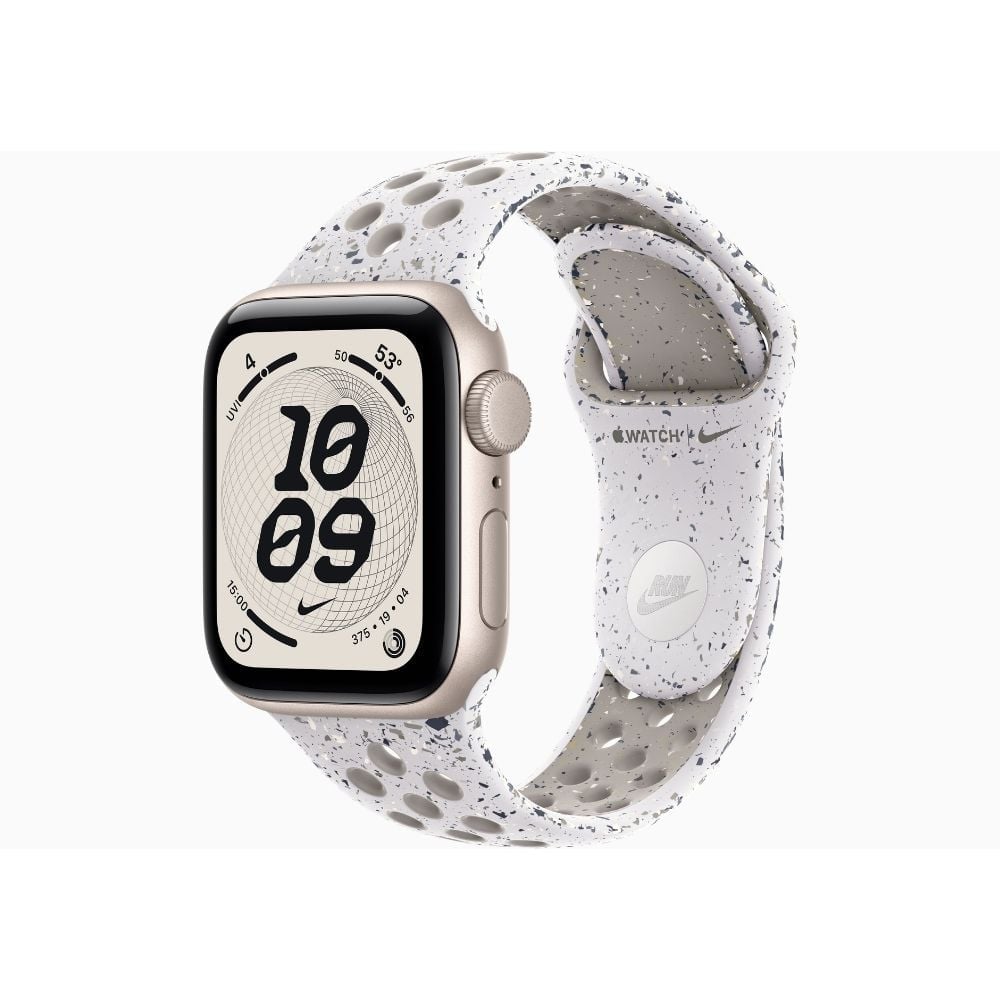 APPLE WATCH SE 3 44MM GPS+CEL STARLIGHT NIKE SPORT BAND S/M - VEILED GREY - 3