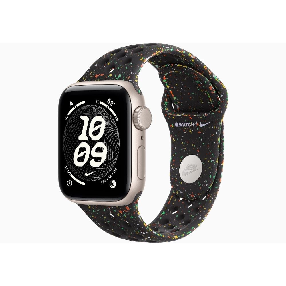 APPLE WATCH SE 3 44MM GPS+CEL STARLIGHT NIKE SPORT BAND S/M - STARLIGHT BLACK - 2