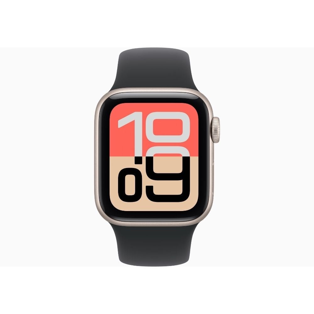 APPLE WATCH SE 3 44MM GPS+CEL STARLIGHT SPORT BAND S/M - NEGRO - 1