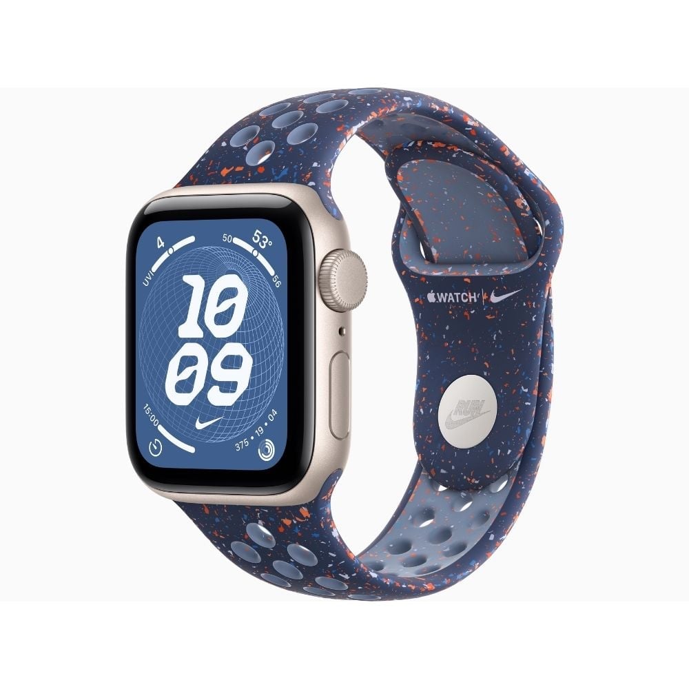 APPLE WATCH SE 3 40MM GPS+CEL STARLIGHT NIKE SPORT BAND M/L - BLUE RIBBON - 1
